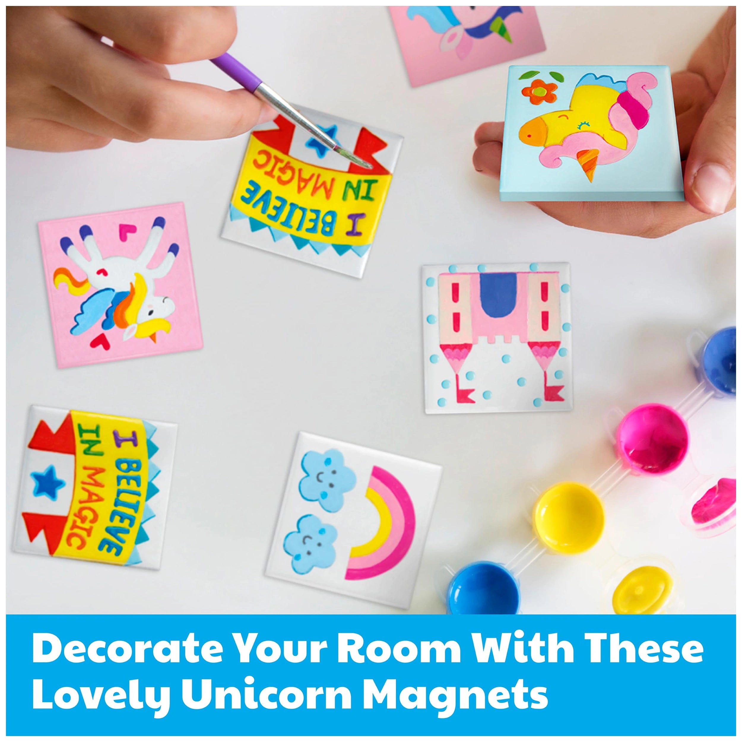 4M - Unicorns Mini Tile Arts - Arts & Crafts