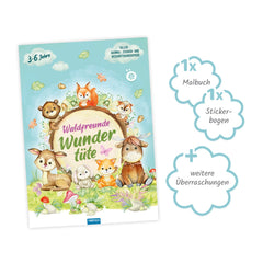 Trötsch Verlag - Livres - Waldfreunde Wundertüte - Animaux de la forêt - 3-6 Ans - Jeu créatif