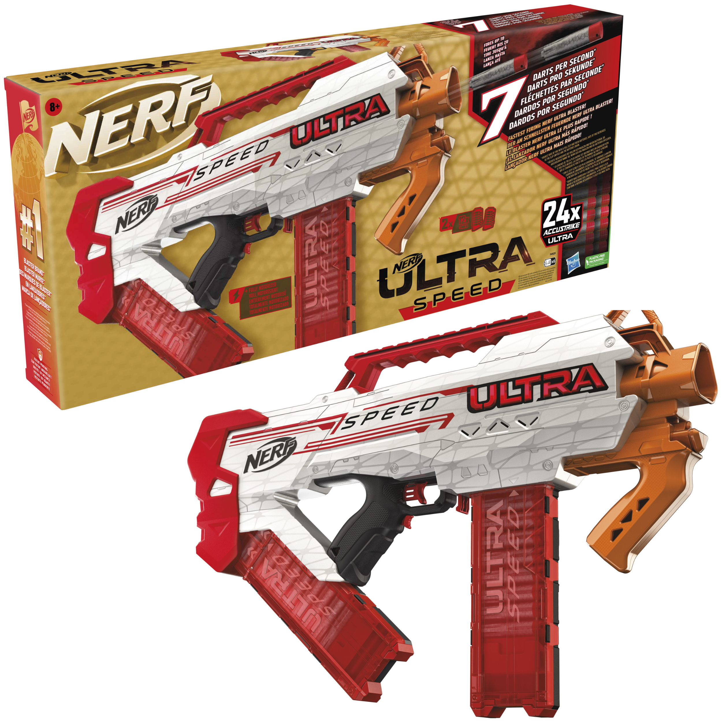 APPYTOYS  Nerf Ultra Speed Foam Blaster & Bullets