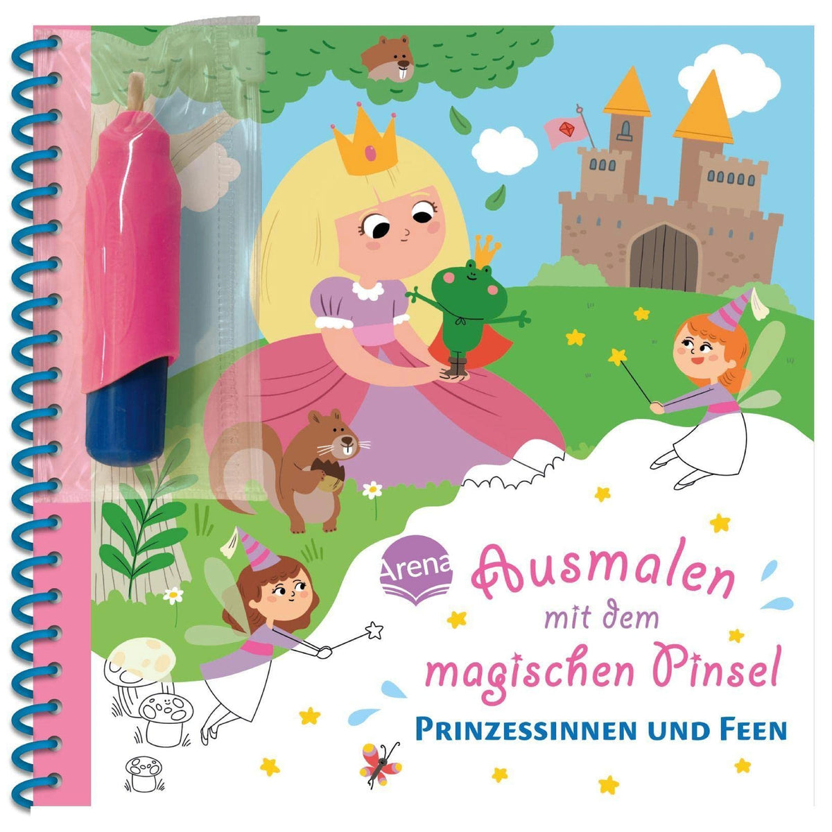 ARENA - Ausmalen-mit-dem-magischen-Pinsel - Books - German Edition
