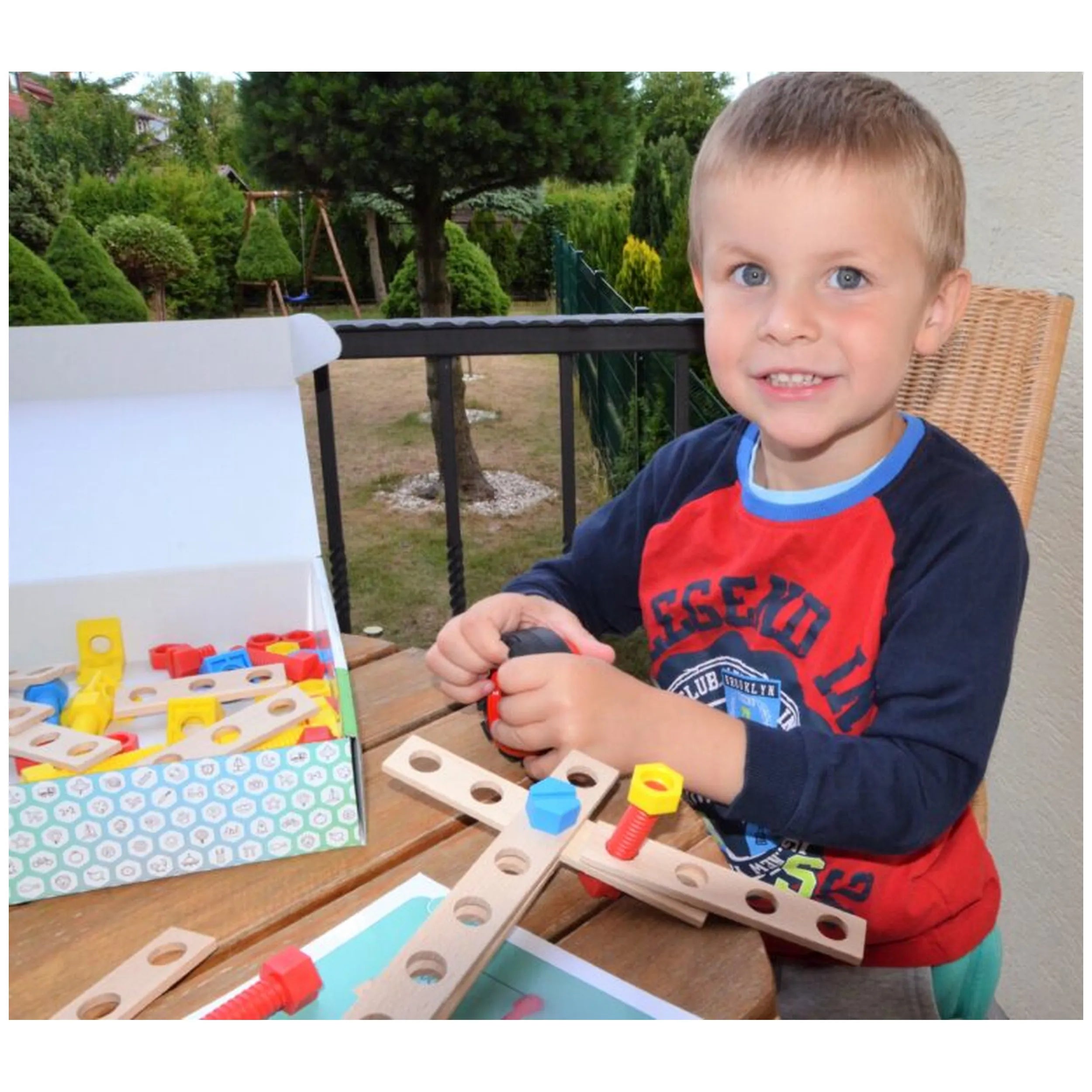 Alexander - Ensemble de construction d'avion en bois Constructor Junior
