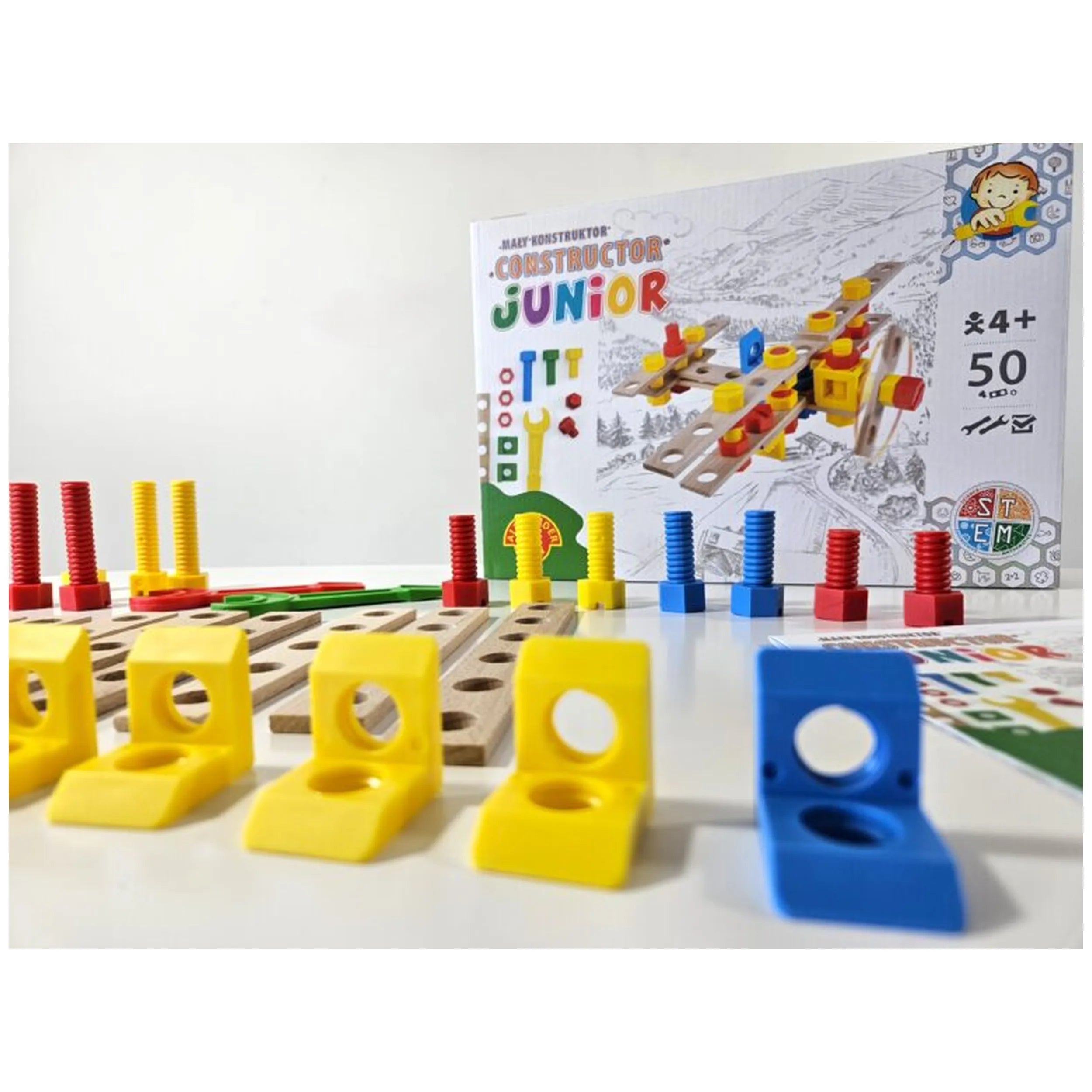 Alexander - Ensemble de construction d'avion en bois Constructor Junior