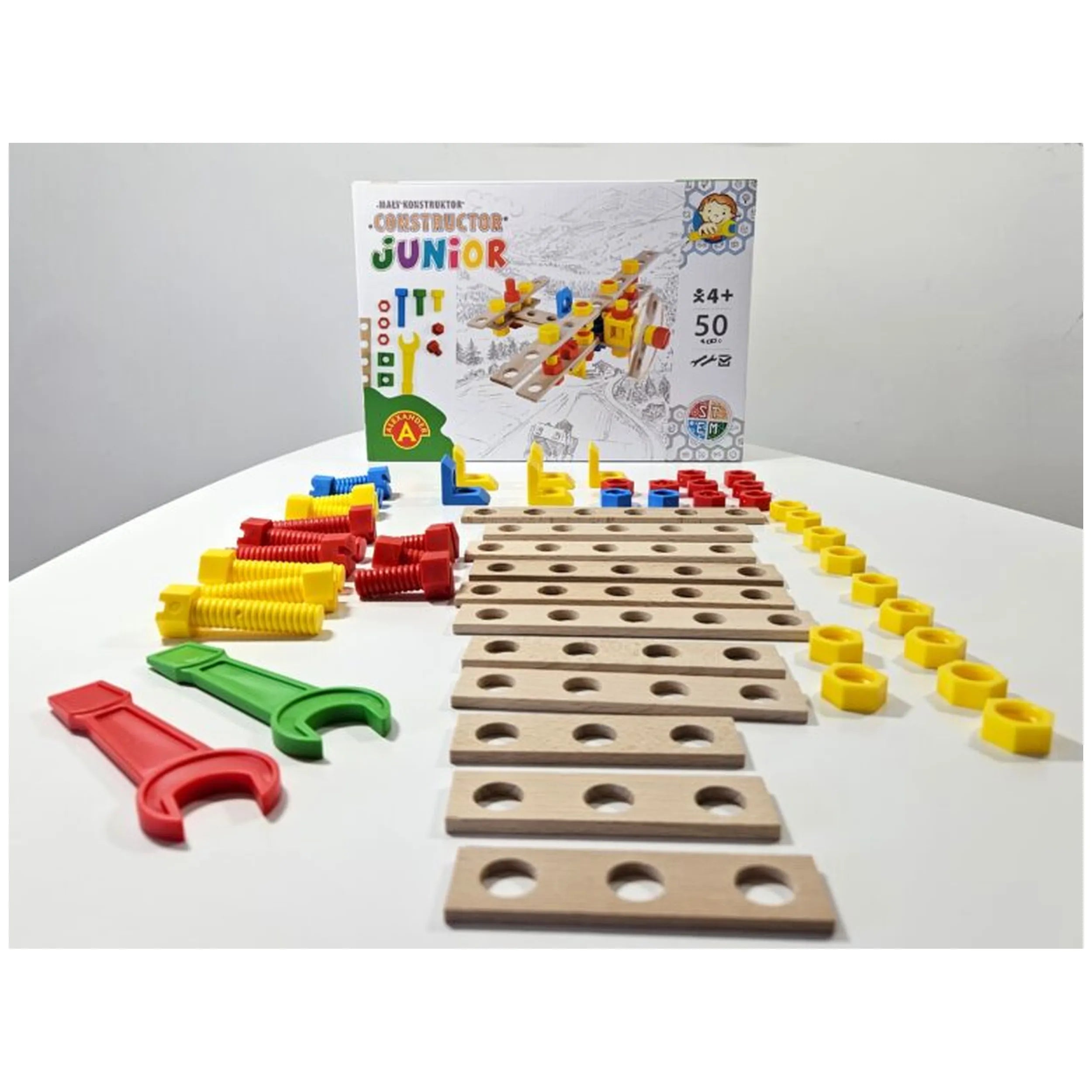 Alexander - Ensemble de construction d'avion en bois Constructor Junior