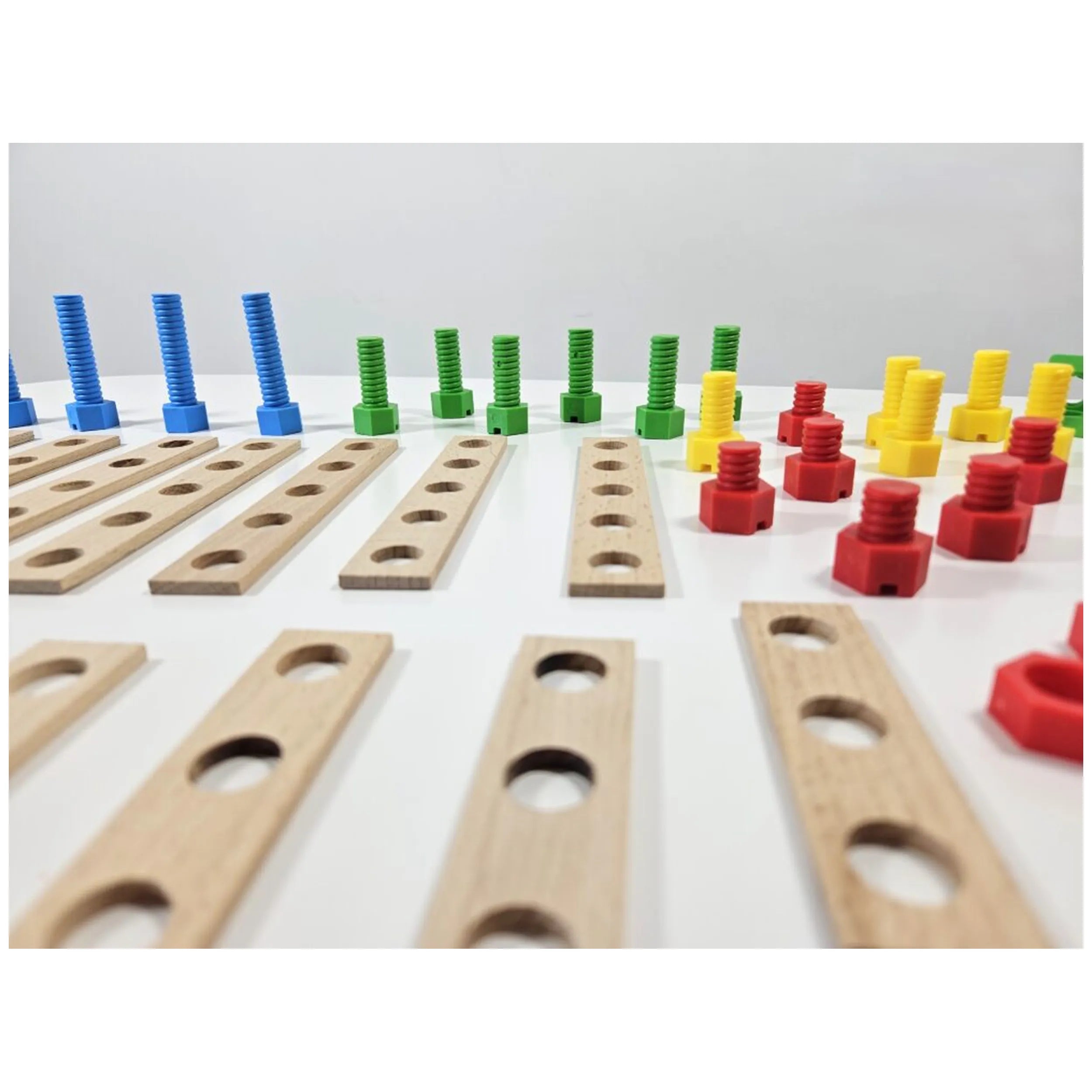 Alexander - Ensemble de construction d'hélicoptère en bois Constructor Junior