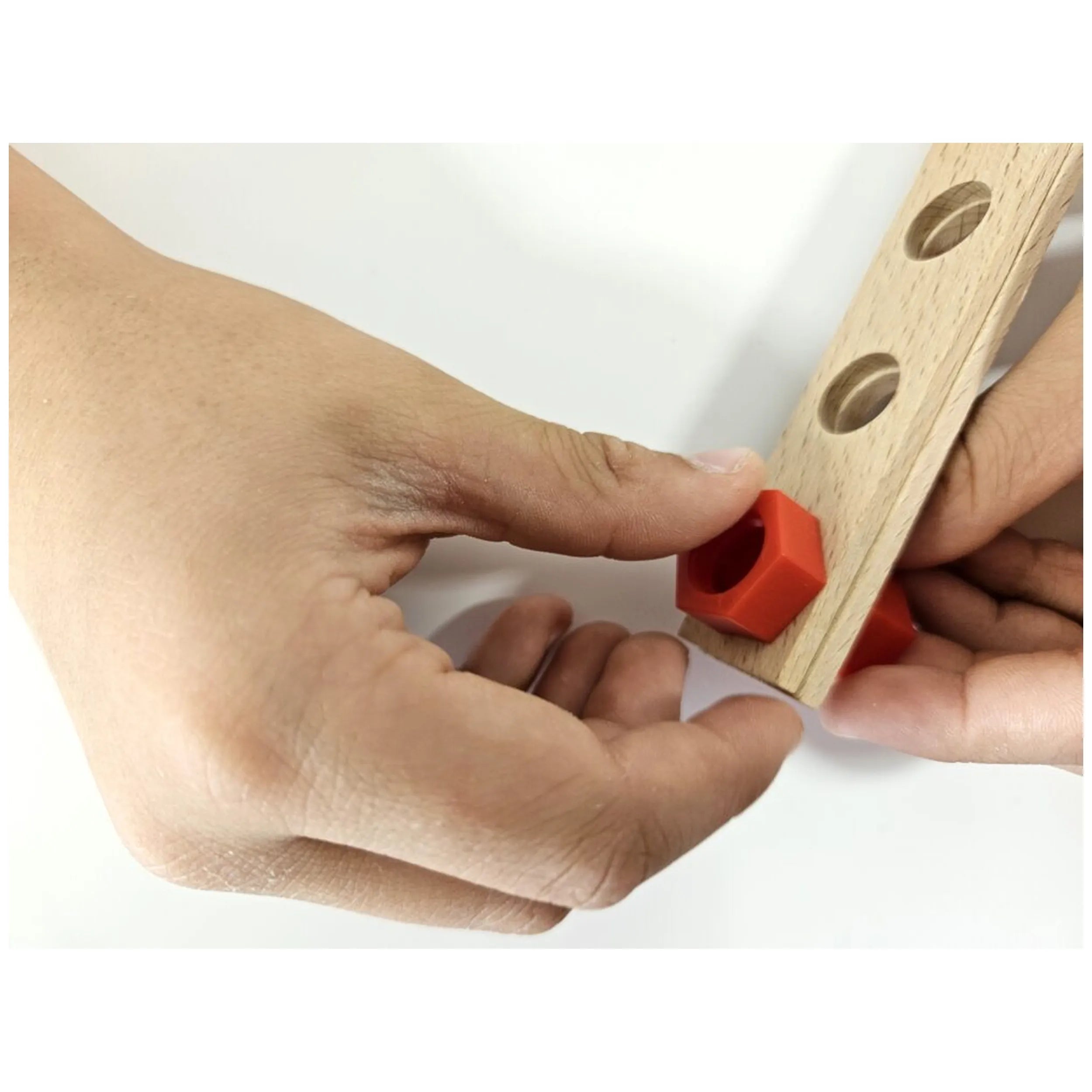 Alexander - Ensemble de construction d'hélicoptère en bois Constructor Junior