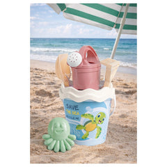Androni - Jouets de plage - Ensemble de sable Recyclace Save the Ocean - 10M+ - 6 pièces