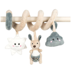 Artesavi - Spirale Bébé avec Carillon Kangourou 32 cm Rose ou Bleu