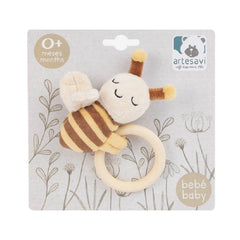 Artesavi - Bee Plush Rattle 14 Cm