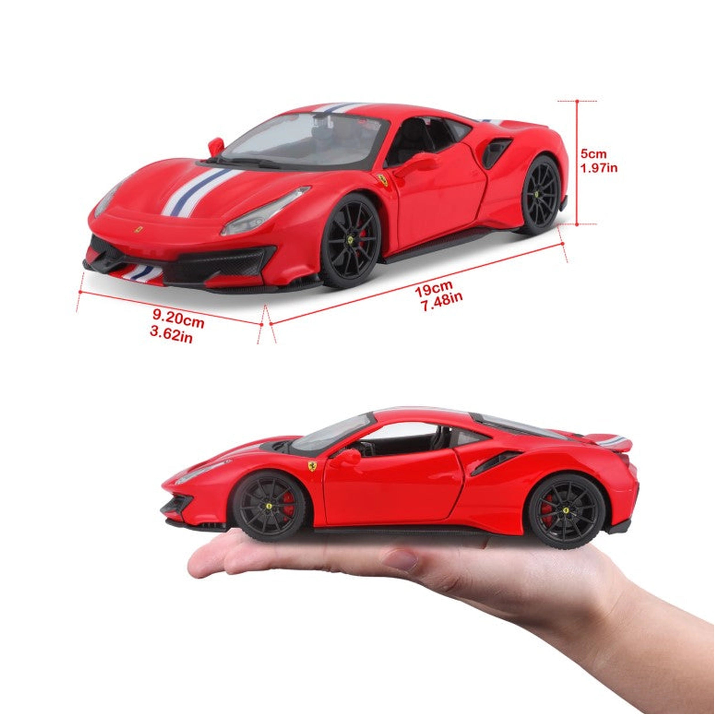 BBurago - Ferrari 488 Pista 1:24 Die Cast Play Vehicles