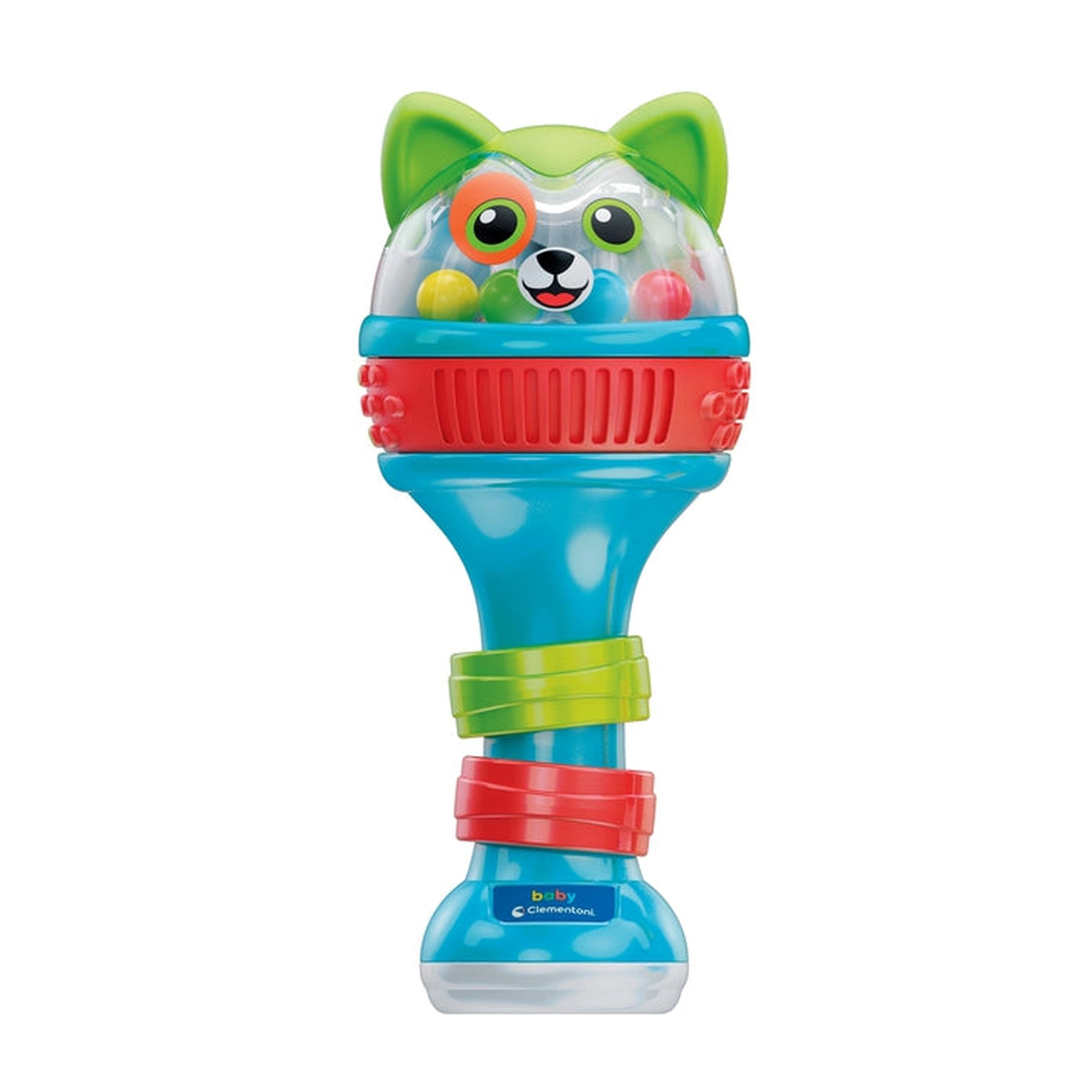 Baby Clementoni - Maracas Bébé Amici Cuccioli Jouets d'Activité Bébé - Édition Italienne