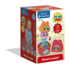 CLEMENTONI - Jeu d'Empilage Bébé - Jouets de Tri & d'Empilage - +18M - Jeu Éducatif - CLM17606