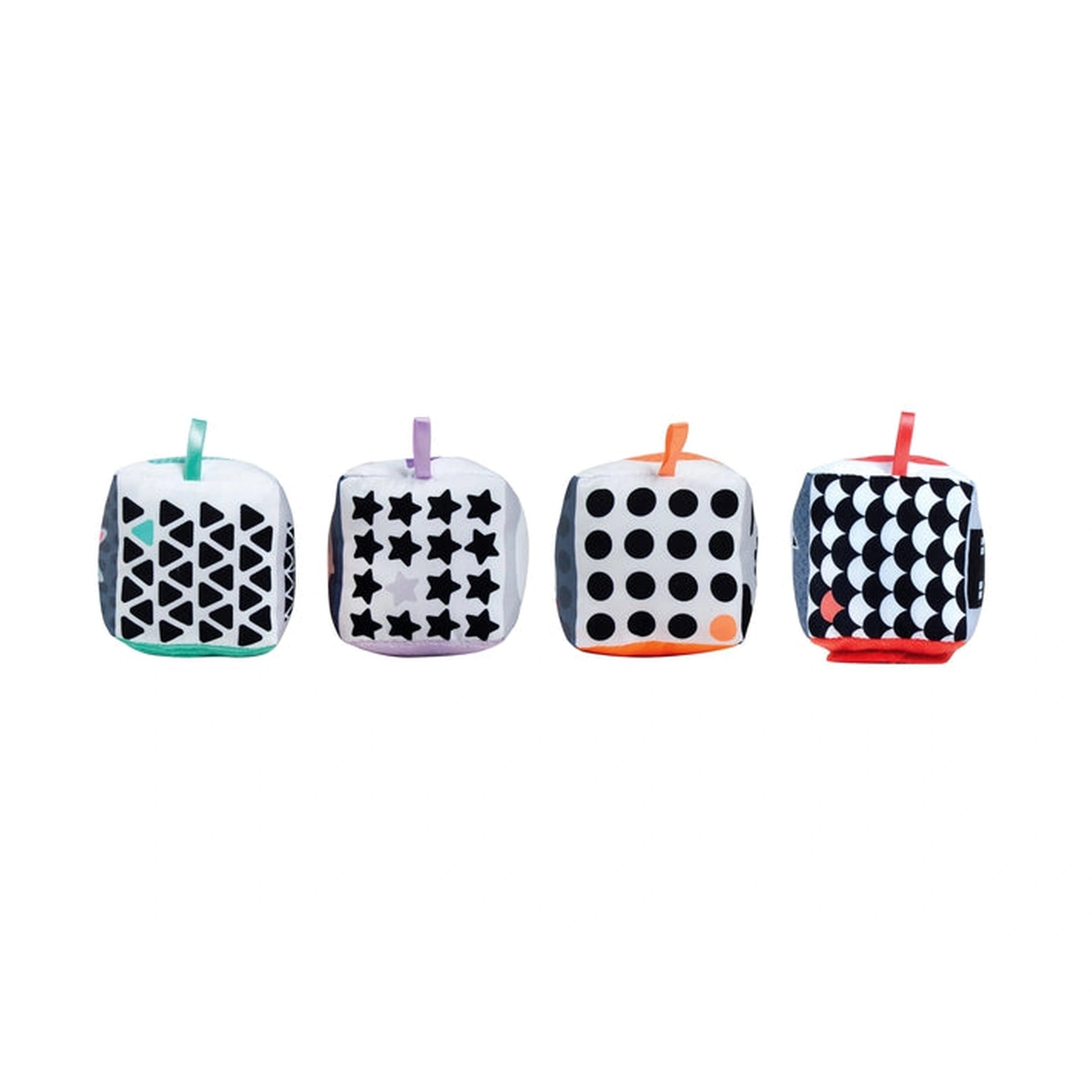Cubes d'activité doux noir et blanc Baby Clementoni - Jouets d'activité pour bébé