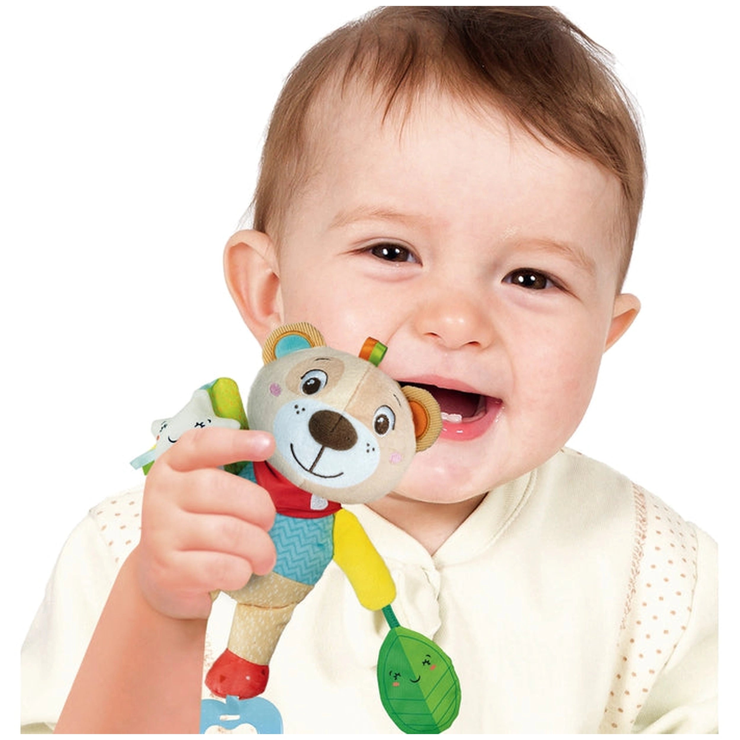 Baby Clementoni - Peluches Ourson Easy-Peasy