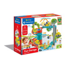 Baby Clementoni - Garage Amusant Piste Bébé Jouets d'Activité