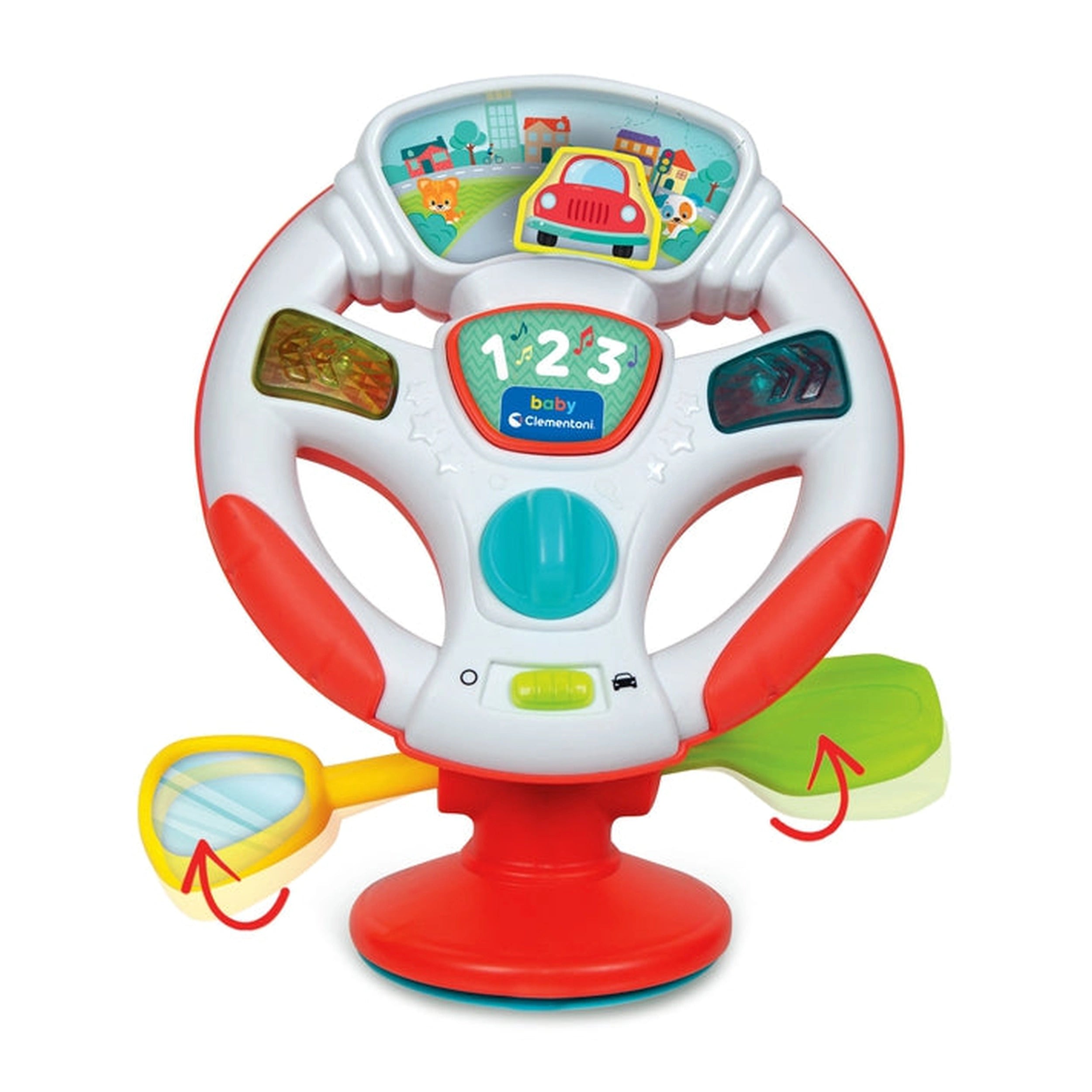 Baby Clementoni - Gira et Guide Volante Activités Jouets d'Éveil - Édition Italienne