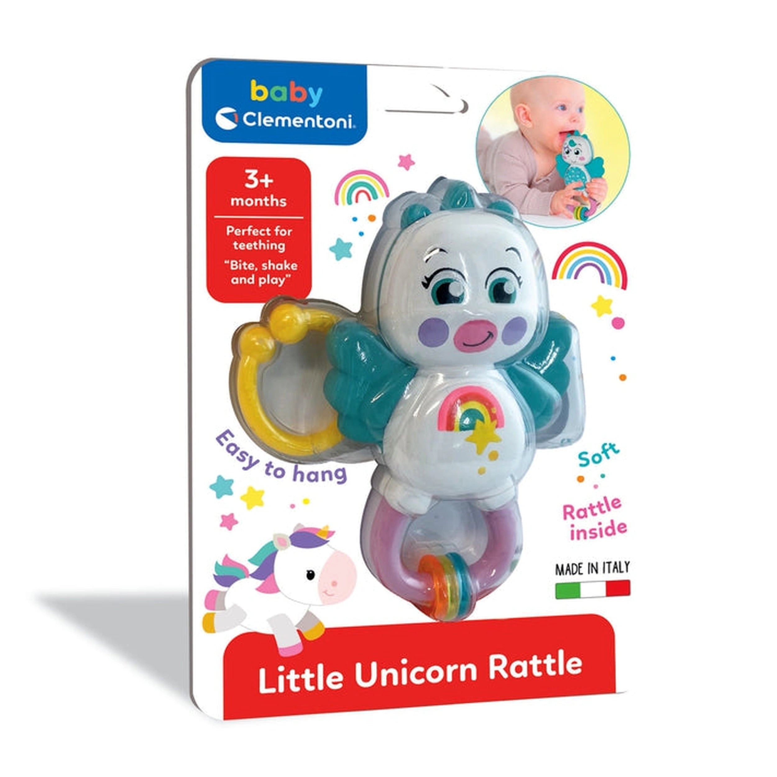 Baby Clementoni - Petit hochet licorne