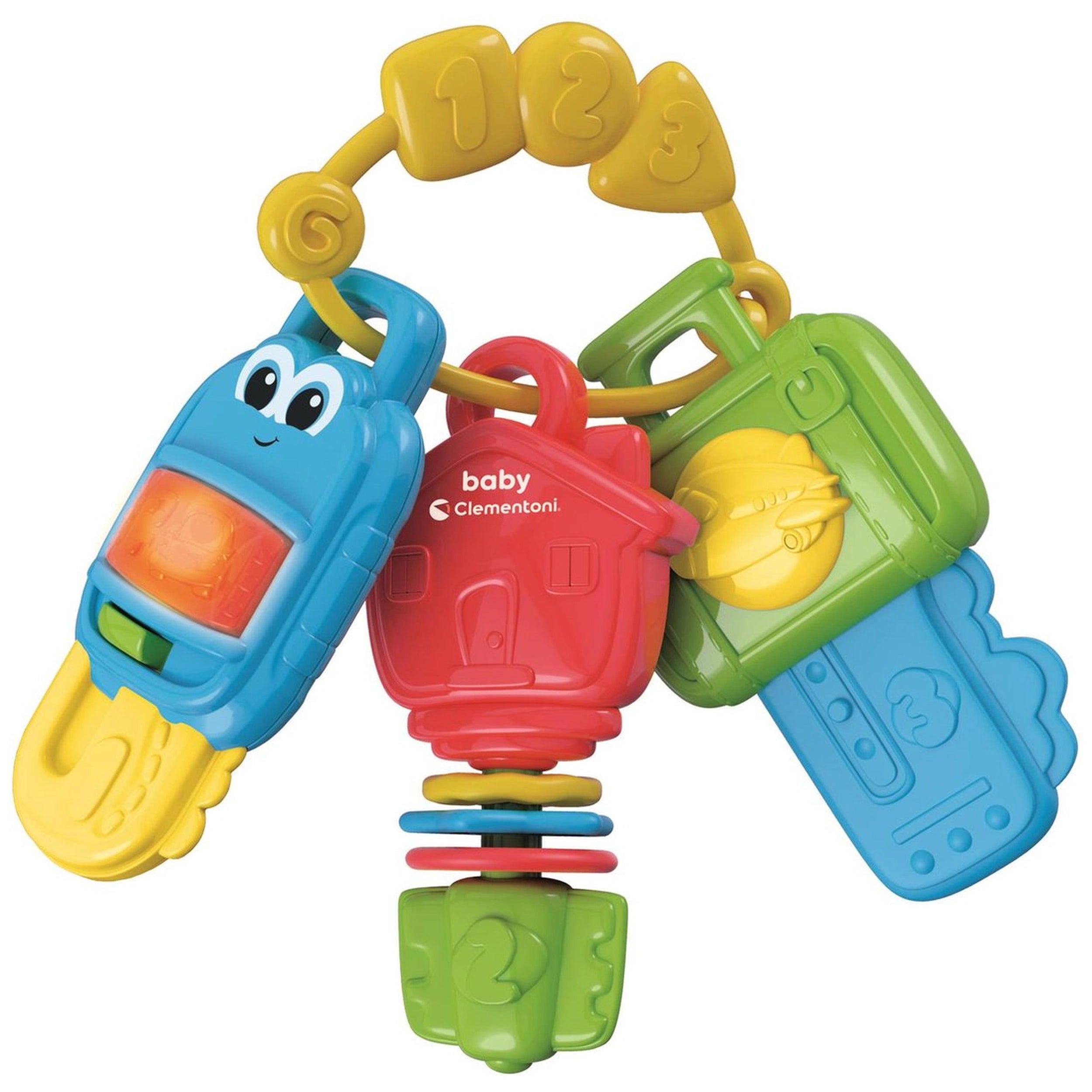 Baby Clementoni - Multi Activity Keys Sound And Lights Baby Activity Toys