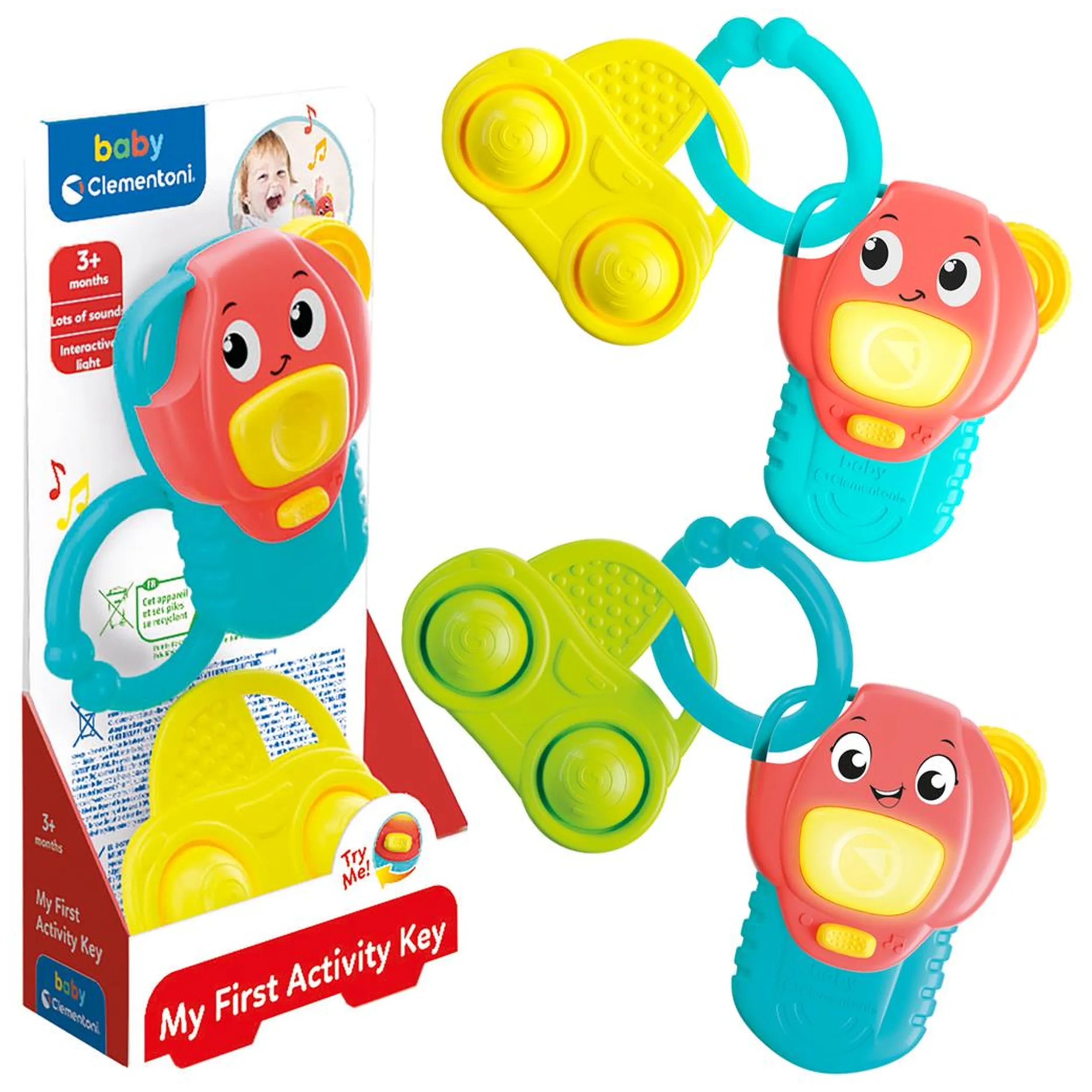 Clementoni Bébé - Mes Premières Clés d'Activité Jouets d'Activité pour Bébé