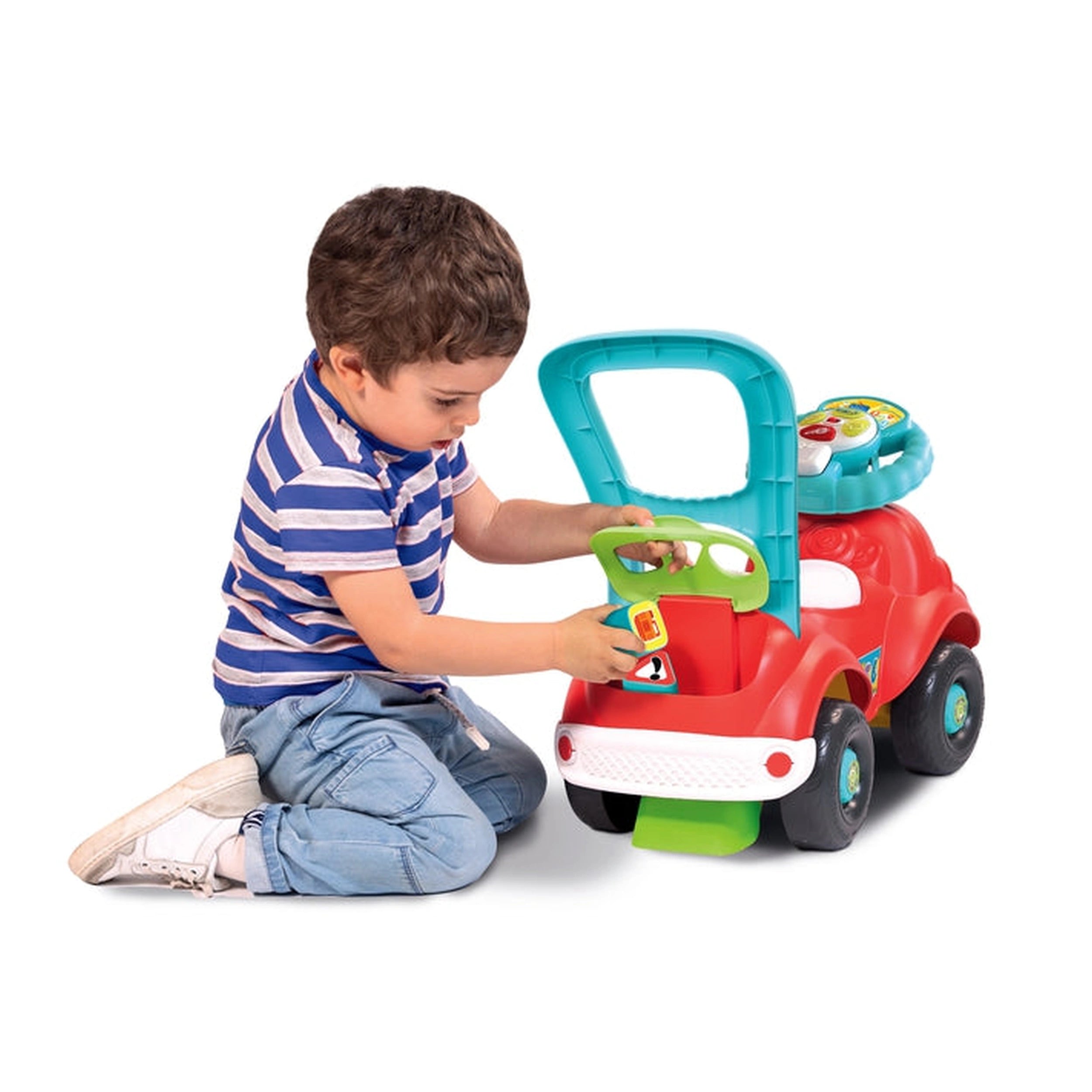 Baby Clementoni - Nicolo Go Go 3 en 1 Jouets à chevaucher - Édition italienne