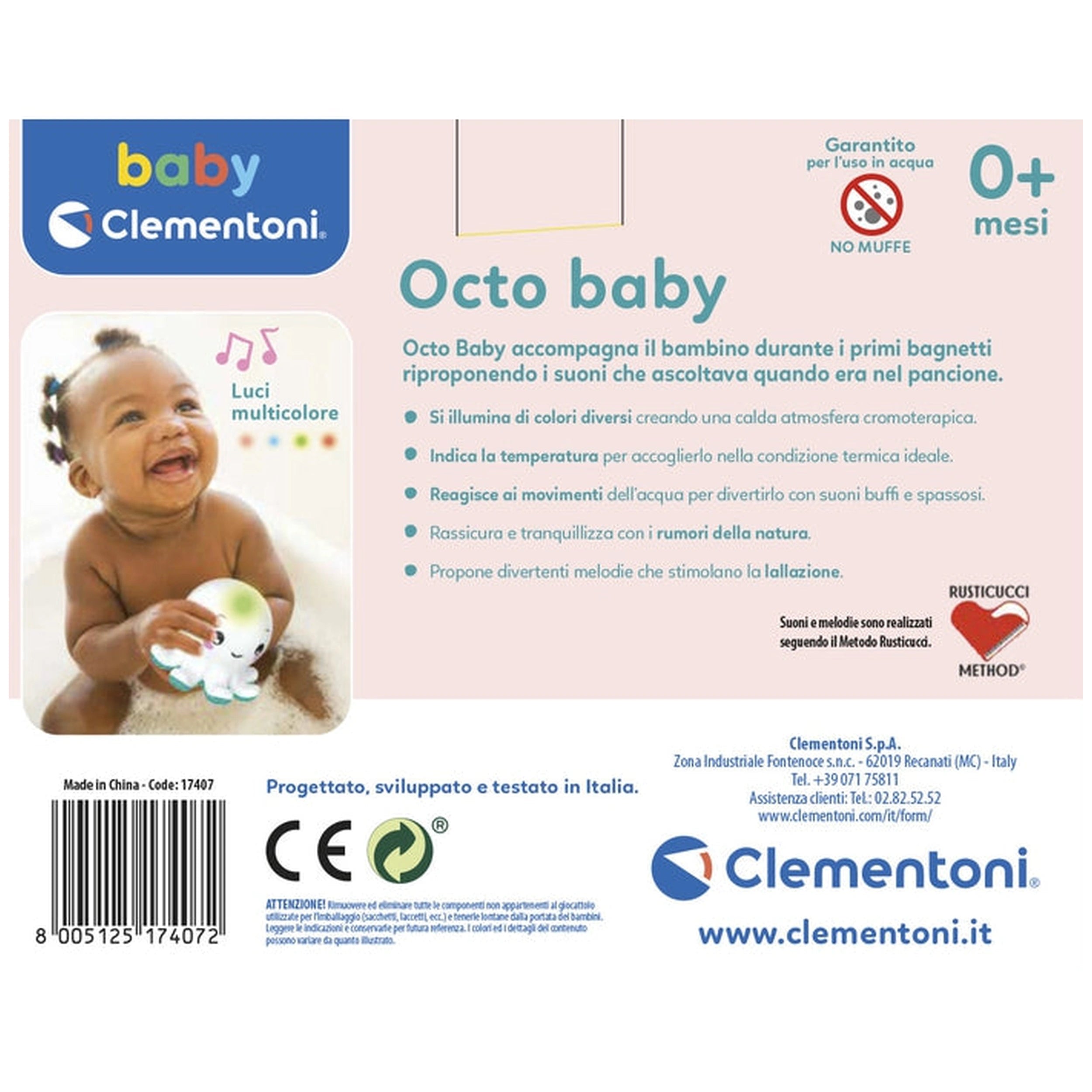 Clementoni Bébé - Jouets de bain Octo Baby