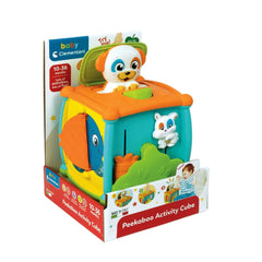 Clementoni Bébé - Cube d'Activités Peekaboo Jouets d'Activité pour Bébé