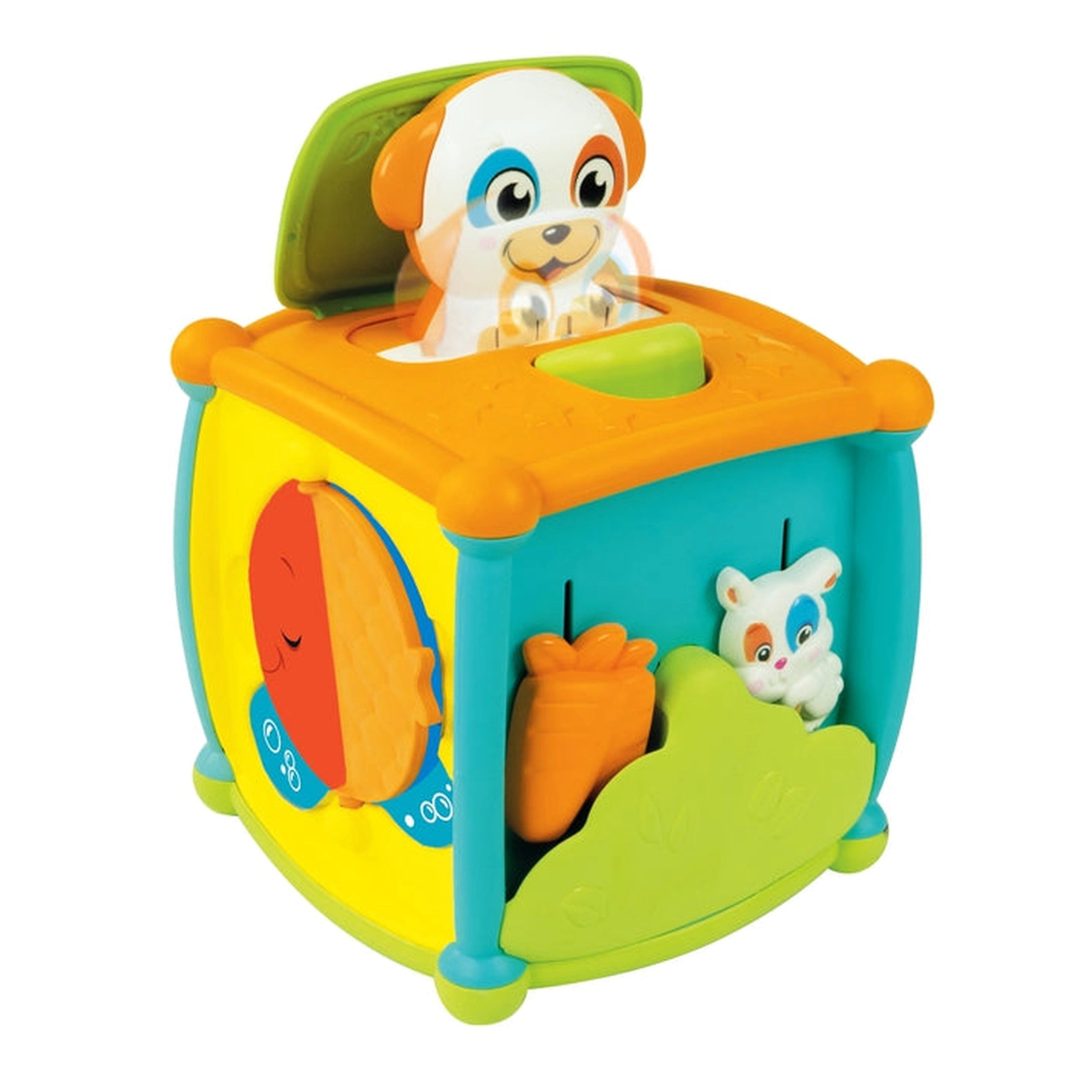 Clementoni Bébé - Cube d'Activités Peekaboo Jouets d'Activité pour Bébé