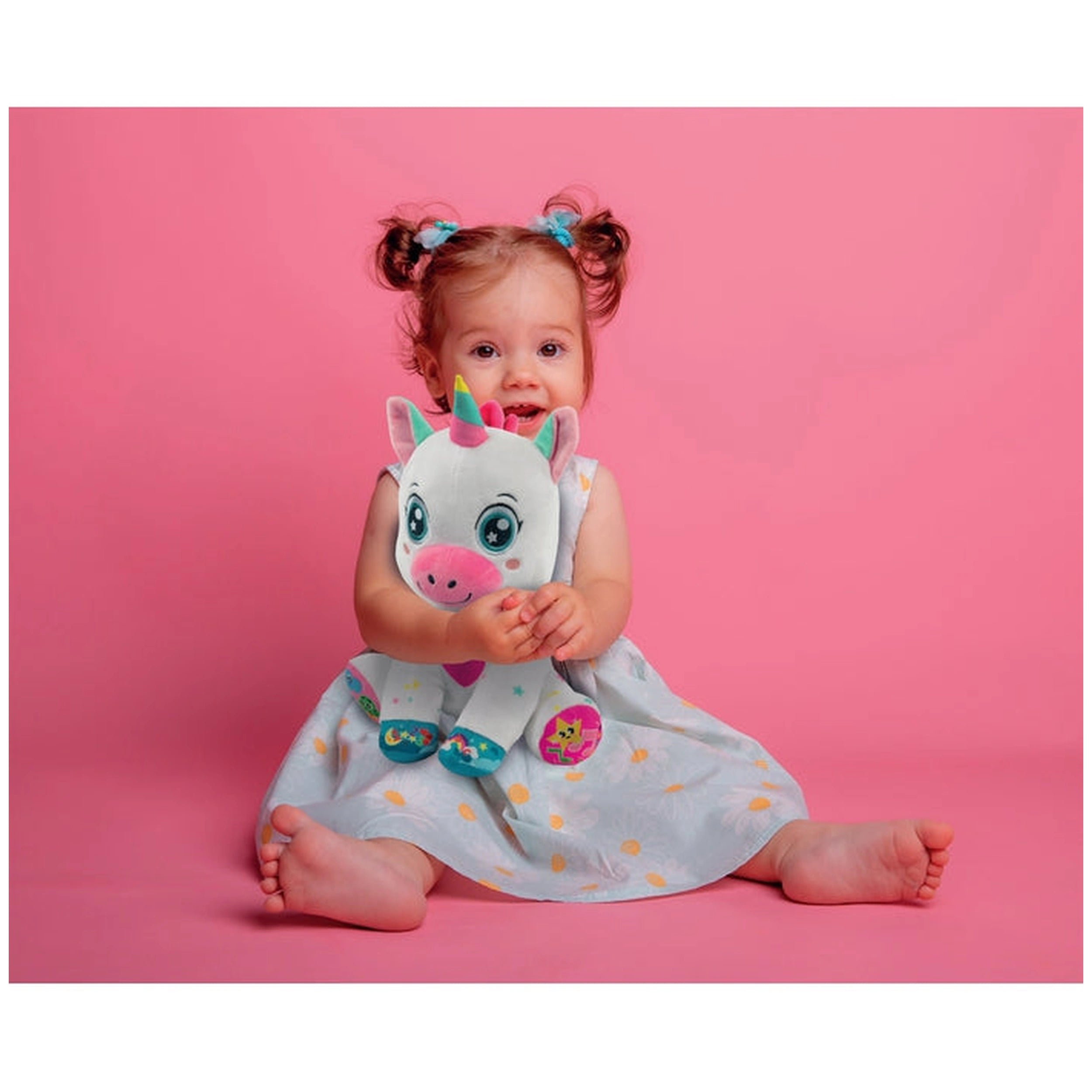 Baby Clementoni - Scintilla Unicorno Canta E Brilla Baby Activity Toys - Italian Edition