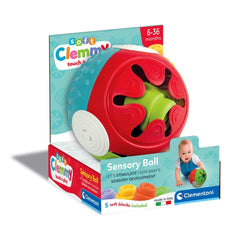 Balle sensorielle Touch Roll And Play de Baby Clementoni - Jouets d'activité pour bébé