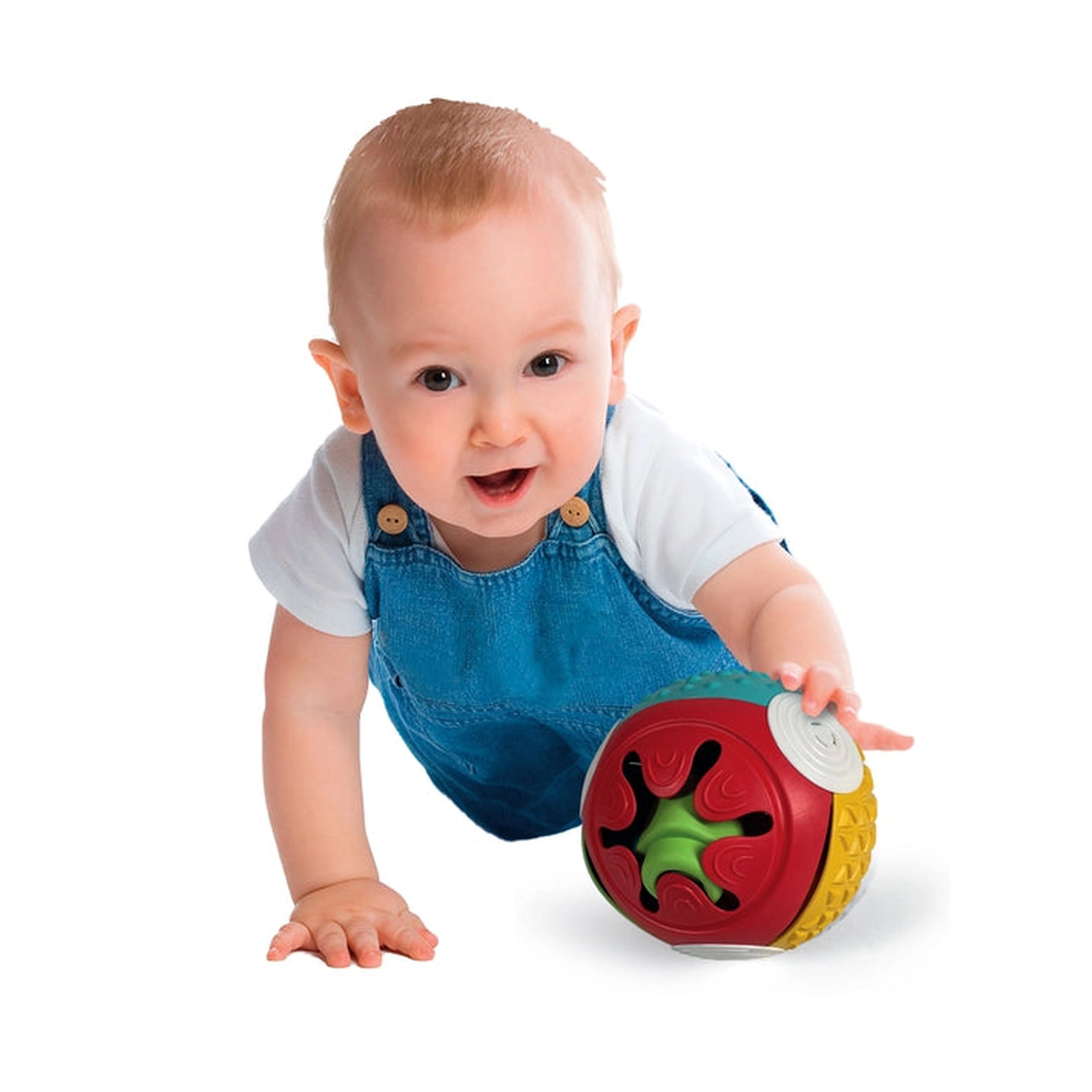 Balle sensorielle Touch Roll And Play de Baby Clementoni - Jouets d'activité pour bébé