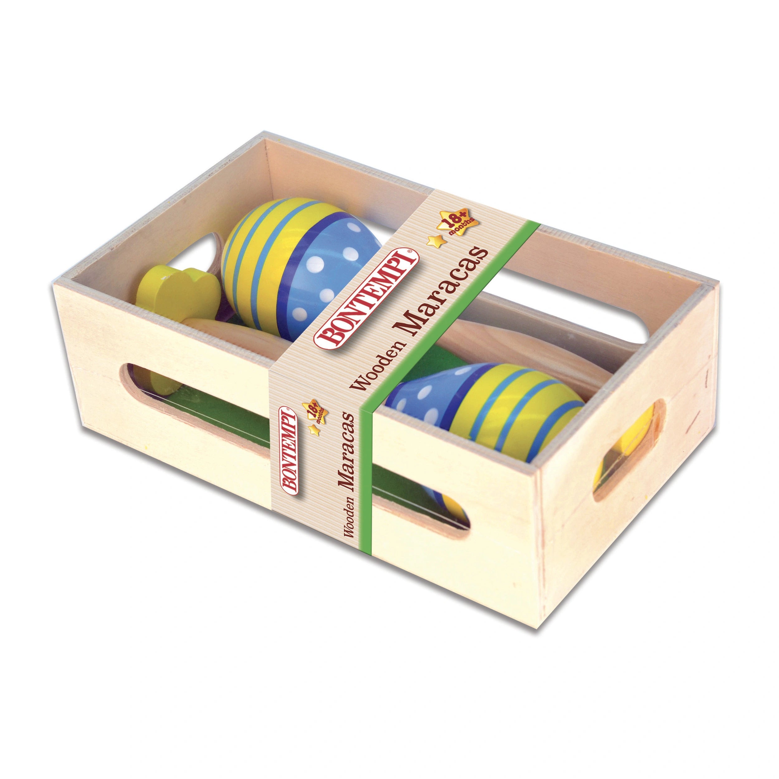 Bontempi - Maracas en bois - Instruments de musique