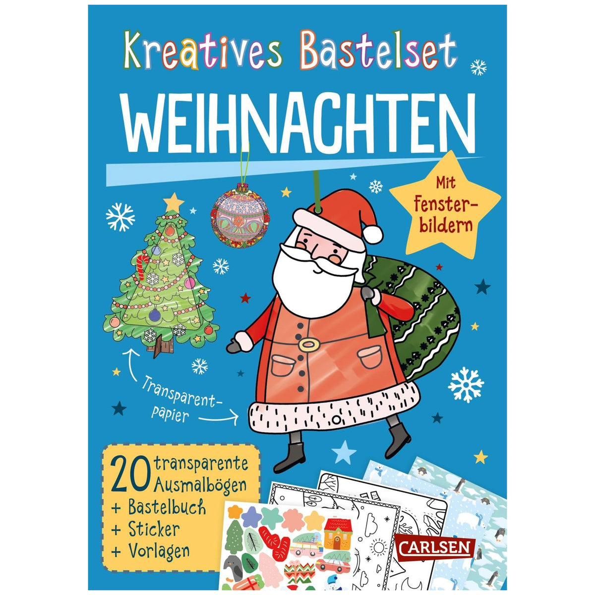 CARLSEN - Bastelset-Kreatives-Bastelset-Weihnachten-Arts-Crafts - German Edition