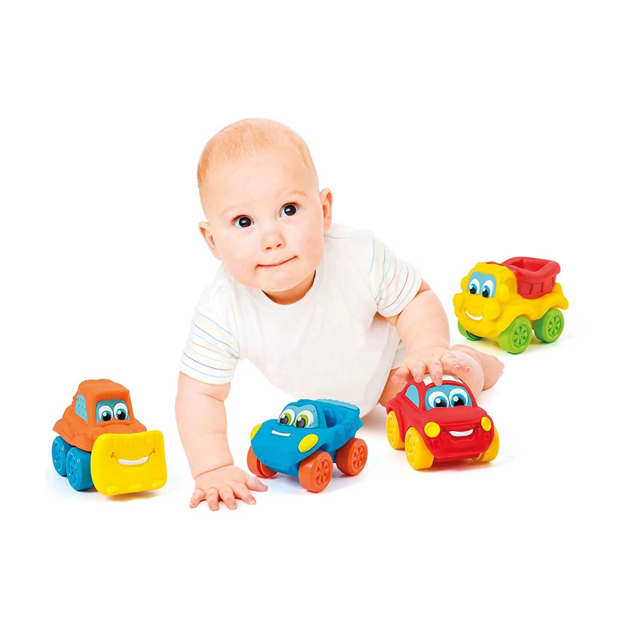 Clementoni Soft And Go - Véhicules de jeu assortis Baby Cars Soft & Go