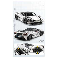 CaDA - Jeux de construction - Voiture de sport RC - 6 Ans - Apprentissage STEM