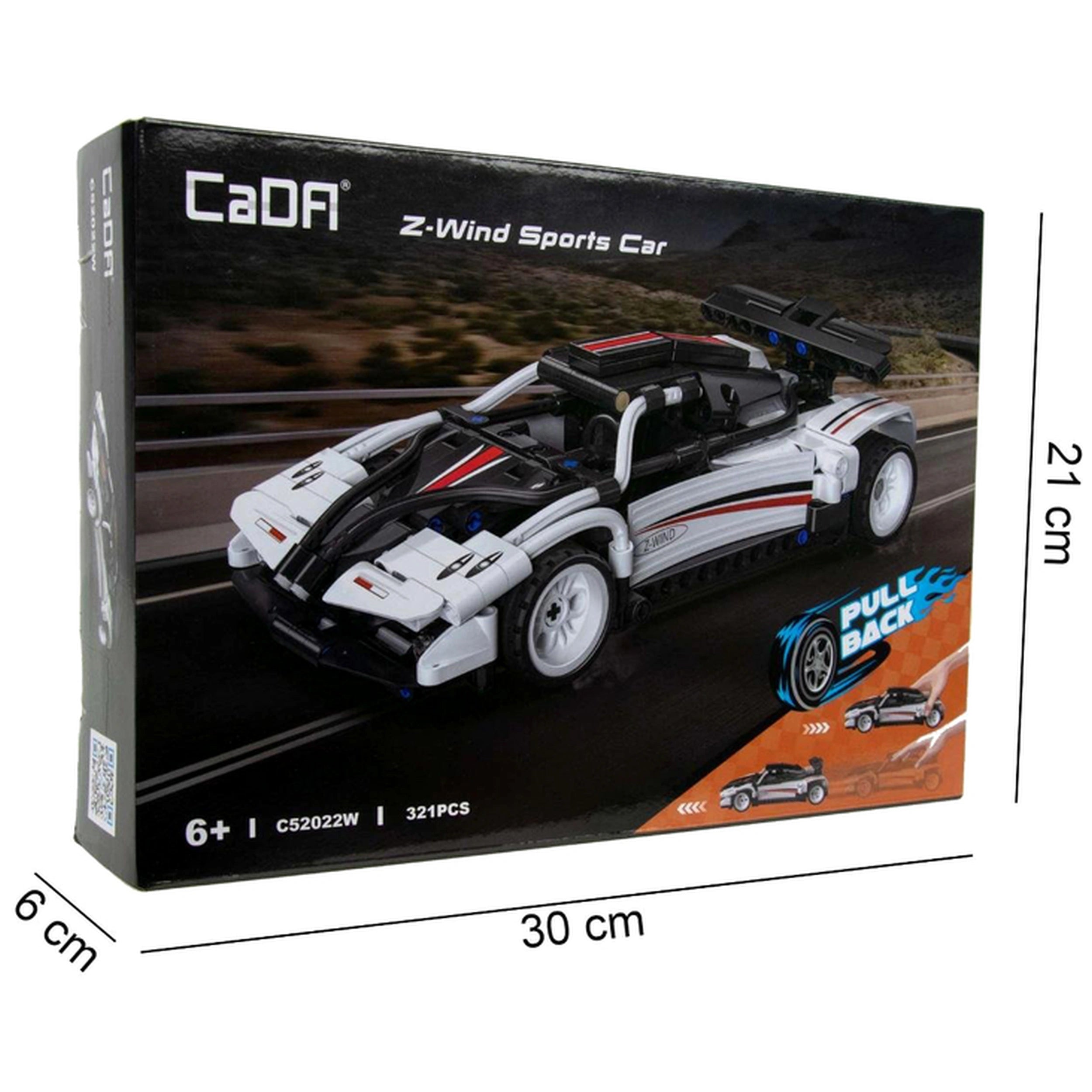 CaDA - Z-Wind Voiture de Sport - Ensemble de Construction Jouets