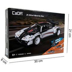 CaDA - Z-Wind Voiture de Sport - Ensemble de Construction Jouets