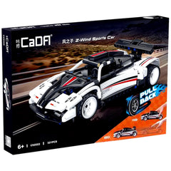 CaDA - Z-Wind Voiture de Sport - Ensemble de Construction Jouets