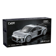 Cada - Bricks 1:24 Audi R8 Coupe C55027W Argent - Jouets de Construction