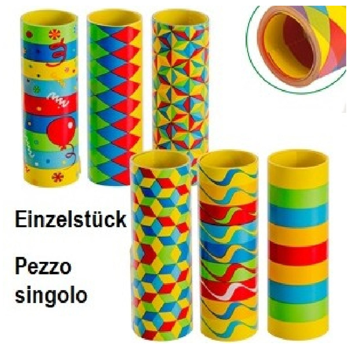 Carnival Toys - Colorful Carnival Streamers Made From Certified Paper For Fun Celebrations - Pretend Professions And Role Playing