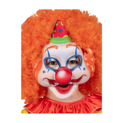 Carnival Toys - Masque en tissu de clown coloré pour s'amuser et jouer de manière imaginative - Professions fictives et jeux de rôle