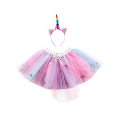 Carnival Toys - Enchanting Unicorn Dress Up Set For Girls - Skirt And Headband - Pretend Professions And Role Playing