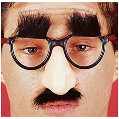 Carnival Toys - Lunettes amusantes avec nez, moustaches et sourcils pour un jeu créatif - Professions fictives et jeux de rôle