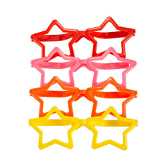 Carnival Toys - Lunettes Géantes en Étoiles pour S'amuser à Se Déguiser dans des Couleurs Assorties - Professions Imaginaires et Jeux de Rôle