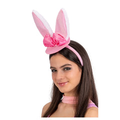 Carnival Toys - Jeux d'imitation - Serre-tête oreilles de lapin - Rose - 14 Ans+