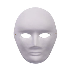 Carnival Toys - Jeux d'imitation - Masque à peindre grand - Blanc - 6 Ans+ - Créativité DIY