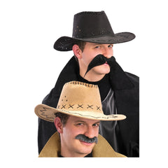 Carnival Toys - Chapeau de cowboy en daim pour un jeu imaginatif et des déguisements amusants - Professions fictives et jeux de rôle