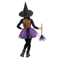 Carnival Toys - Witch Costume Set with Broom - Pretend Professions & Role Playing