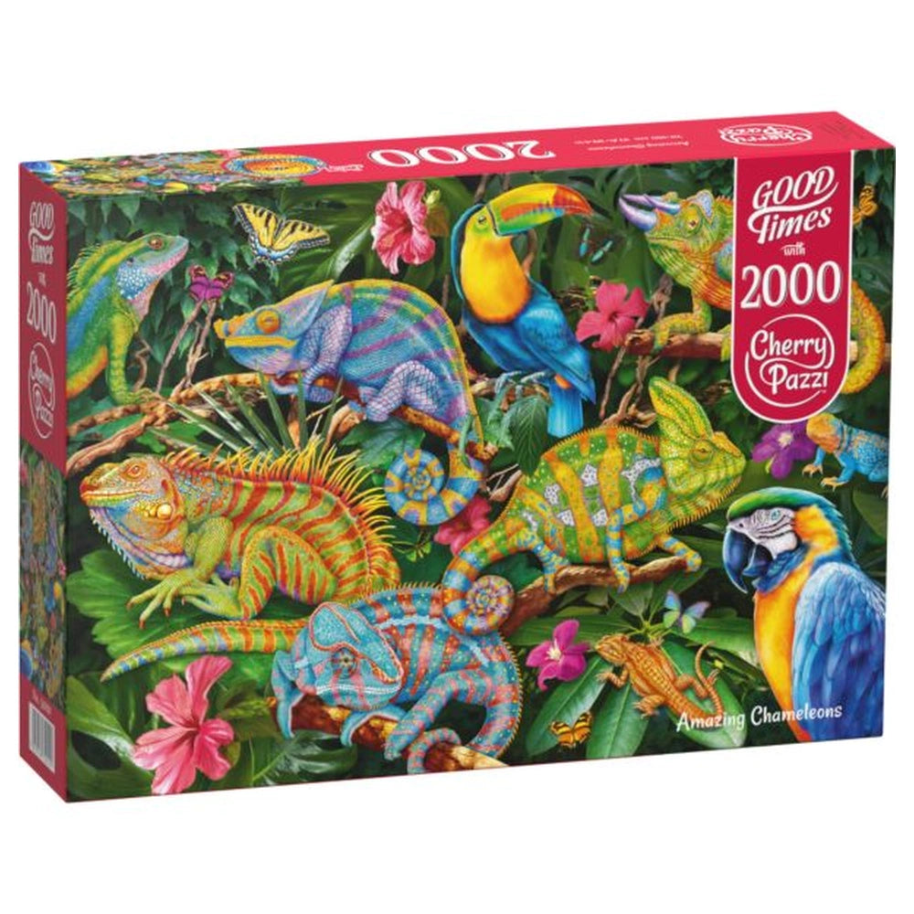 CherryPazzi - Amazing Chameleons - 2000 Pcs Puzzle Age: +14 - CRP50101