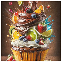 CherryPazzi - Crazy Cake - 500 Pcs Puzzle Age: +12 - CRP20142
