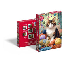 CherryPazzi - Knitty Cat - 1000 Pcs Puzzle Age: +14 - CRP31131