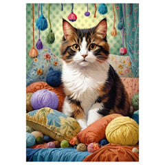 CherryPazzi - Knitty Cat - 1000 Pcs Puzzle Age: +14 - CRP31131